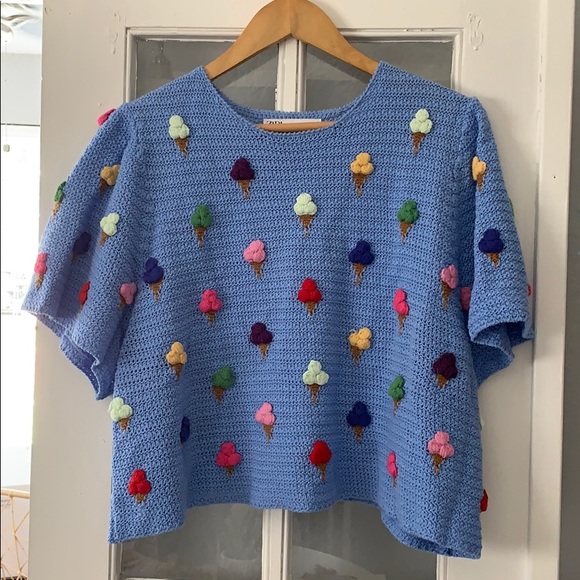 Zara | Sweaters | Zara Ice Cream 
